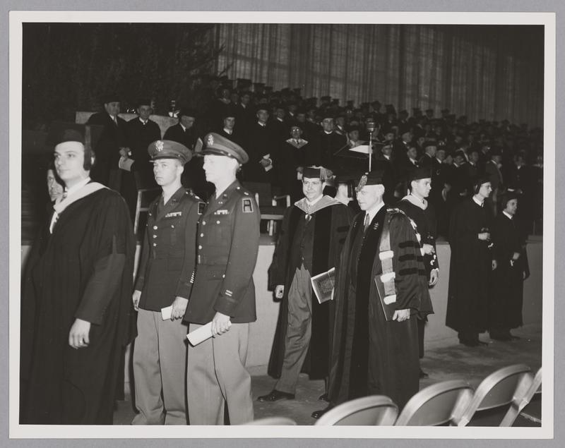 Mit Convocation Boston photograph from Mid-Century Convocation file | MIT Museum