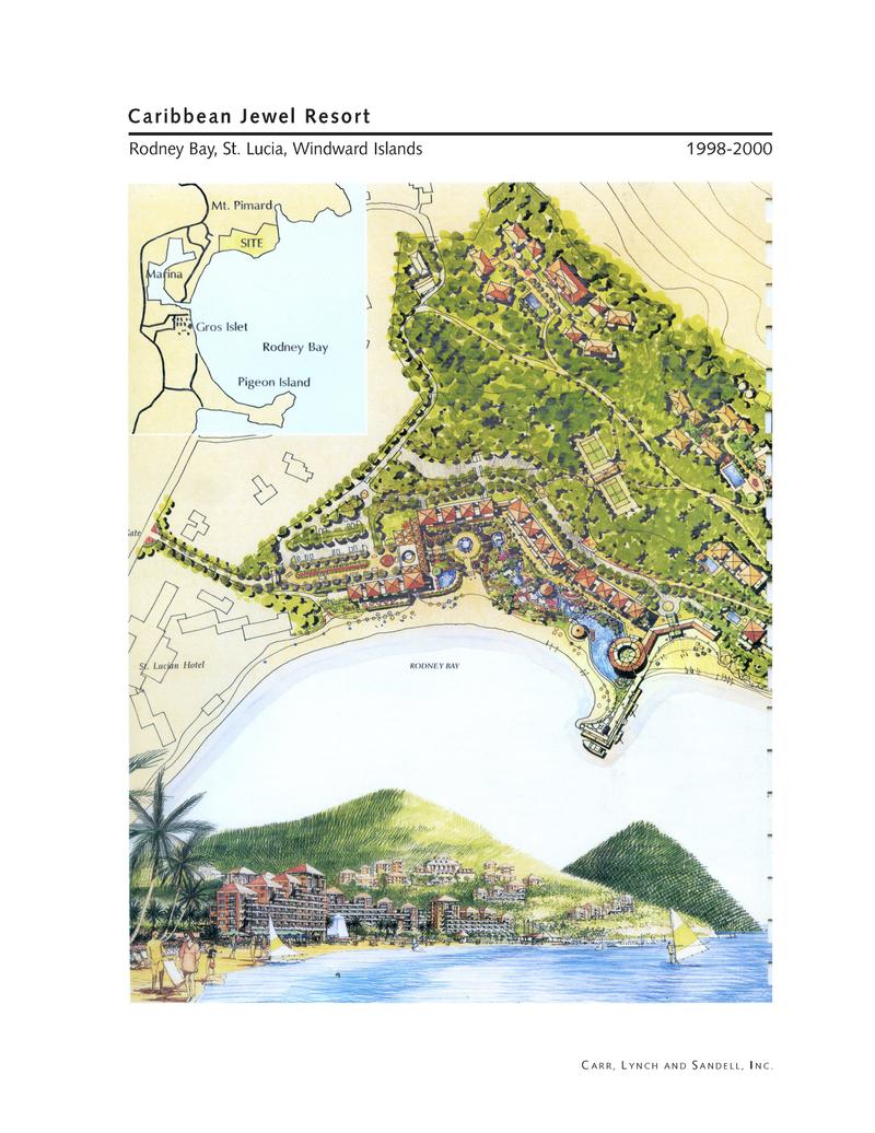 Master Plan, Caribbean Jewel Resort | MIT Museum, image size:800x1036