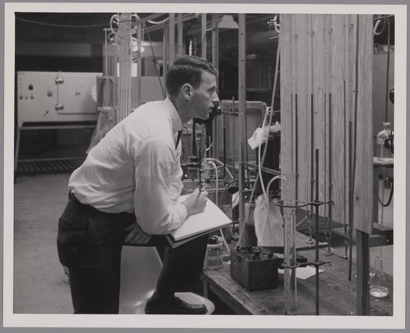 Robert L. Blumberg in laboratory | MIT Museum