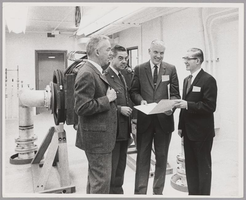 Building NW14, Francis Bitter Magnet Lab, dedication, 1962 | MIT Museum
